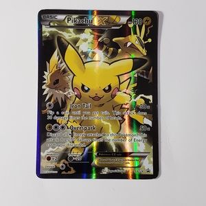 PIKACHU EX XY124 Ultra Rare Full Art Holo Pokemon